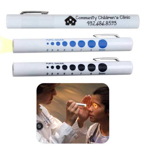 Pupil Gauge Penlight Custom Printed As Low As 1.75